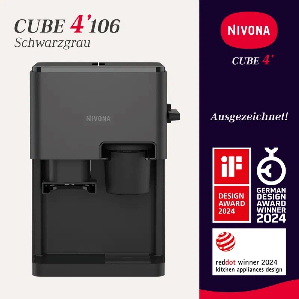 Nivona Kaffeevollautomat Cube 4106