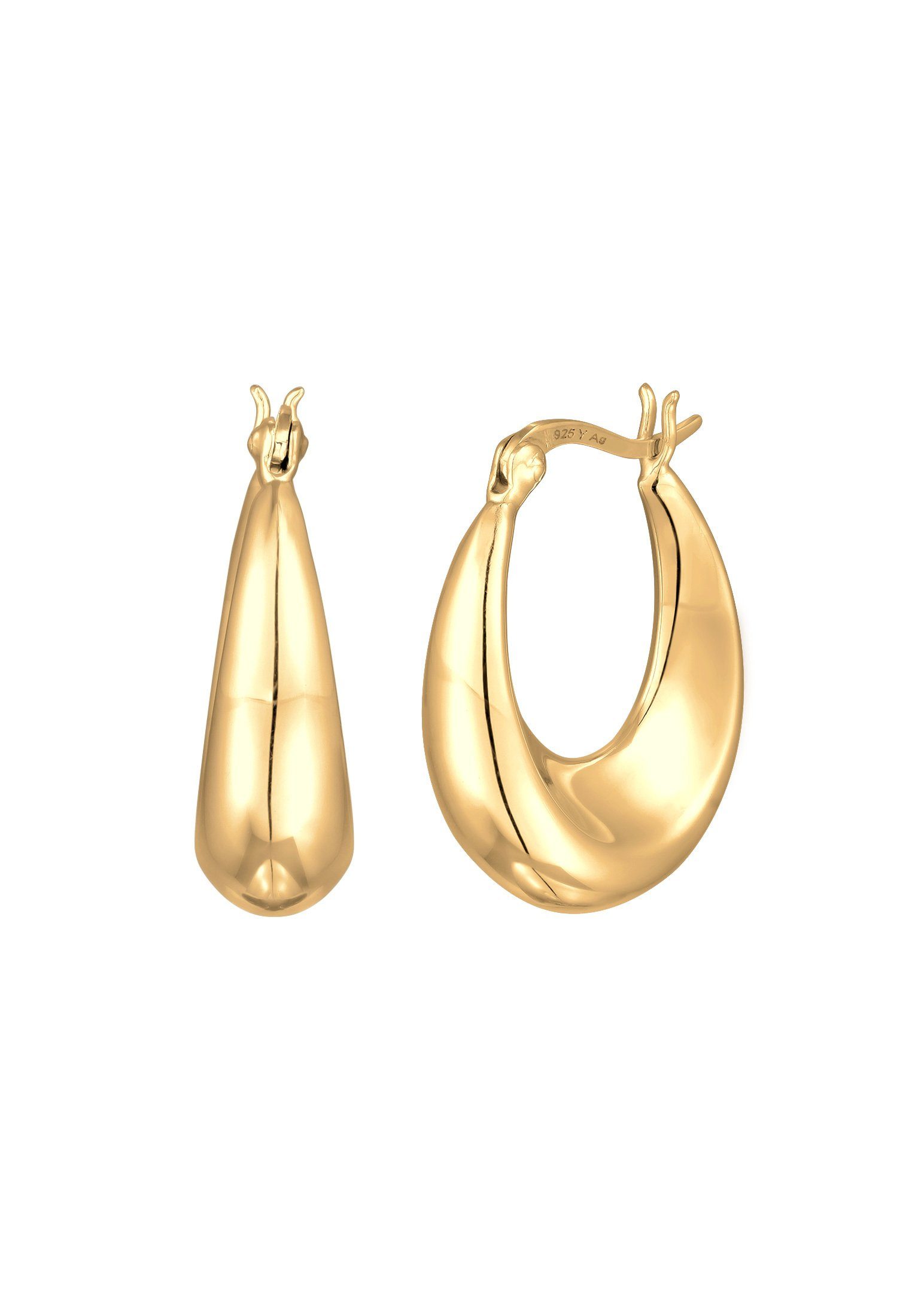 Elli Paar Creolen Creolen Elegant Klassik 925 Silber günstig online kaufen