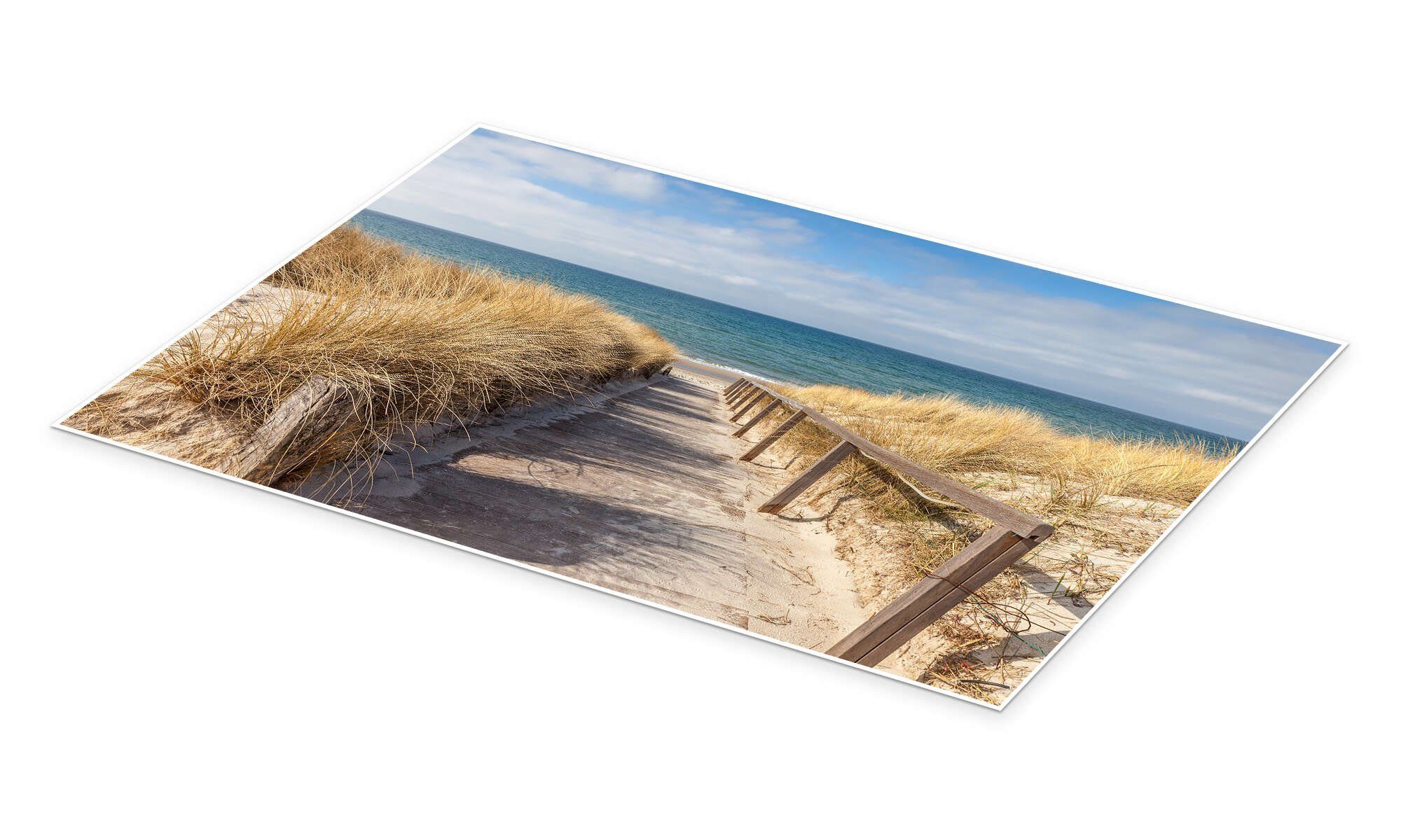 Posterlounge Wandbild Weg zum Strand an der Ostsee, Christian Müringer, erhältlich als Poster, Leinwandbild, Wandsticker oder Acrylglasbild
