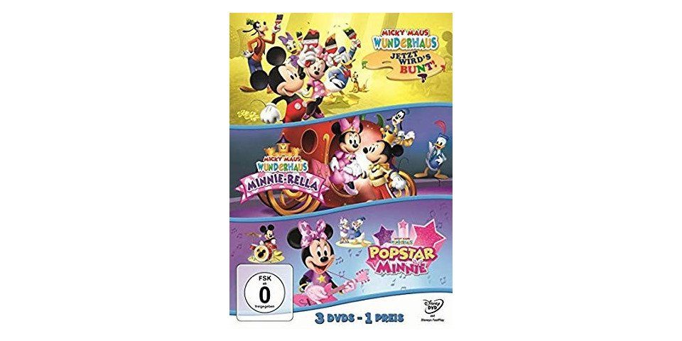 DVD Micky Maus Wunderhaus: Jetzt wird's bunt / Minnie-Rella / Po