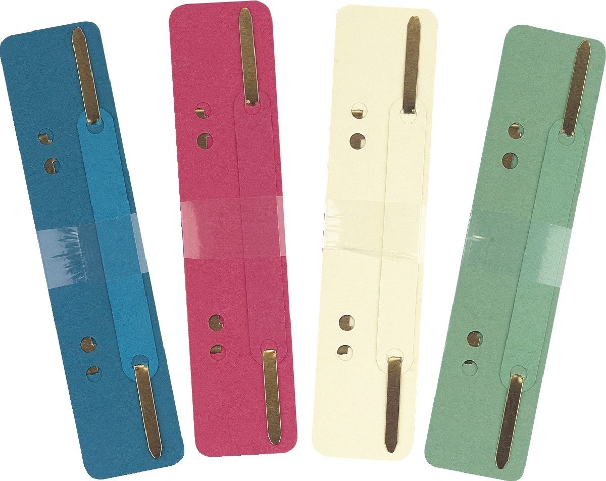 Herlitz Скрепки бумаги Heftstreifen RC VE=25 Stück farbig sortiert