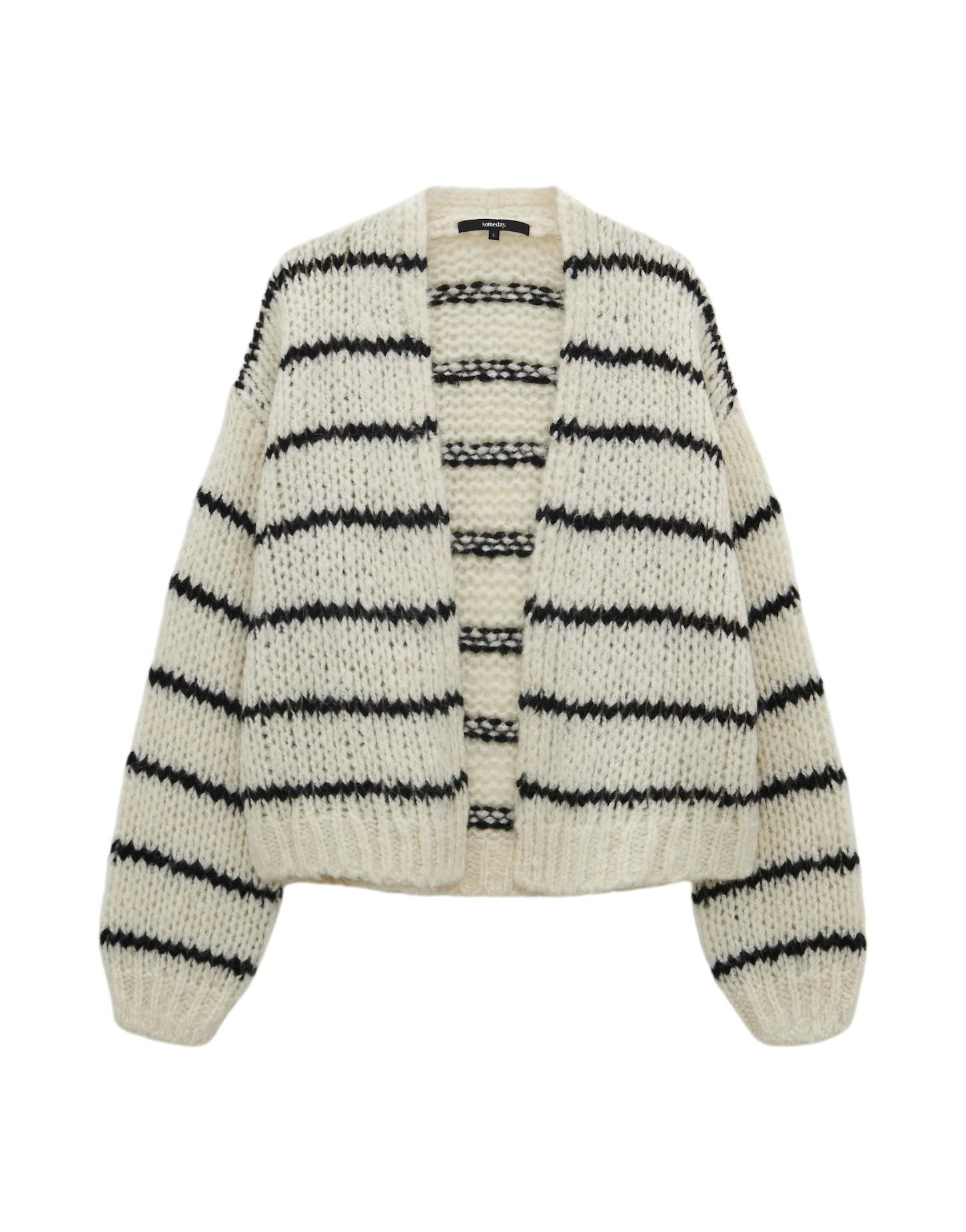 someday Strickjacke Grobe Strickjacke TALVIA STRIPE günstig online kaufen