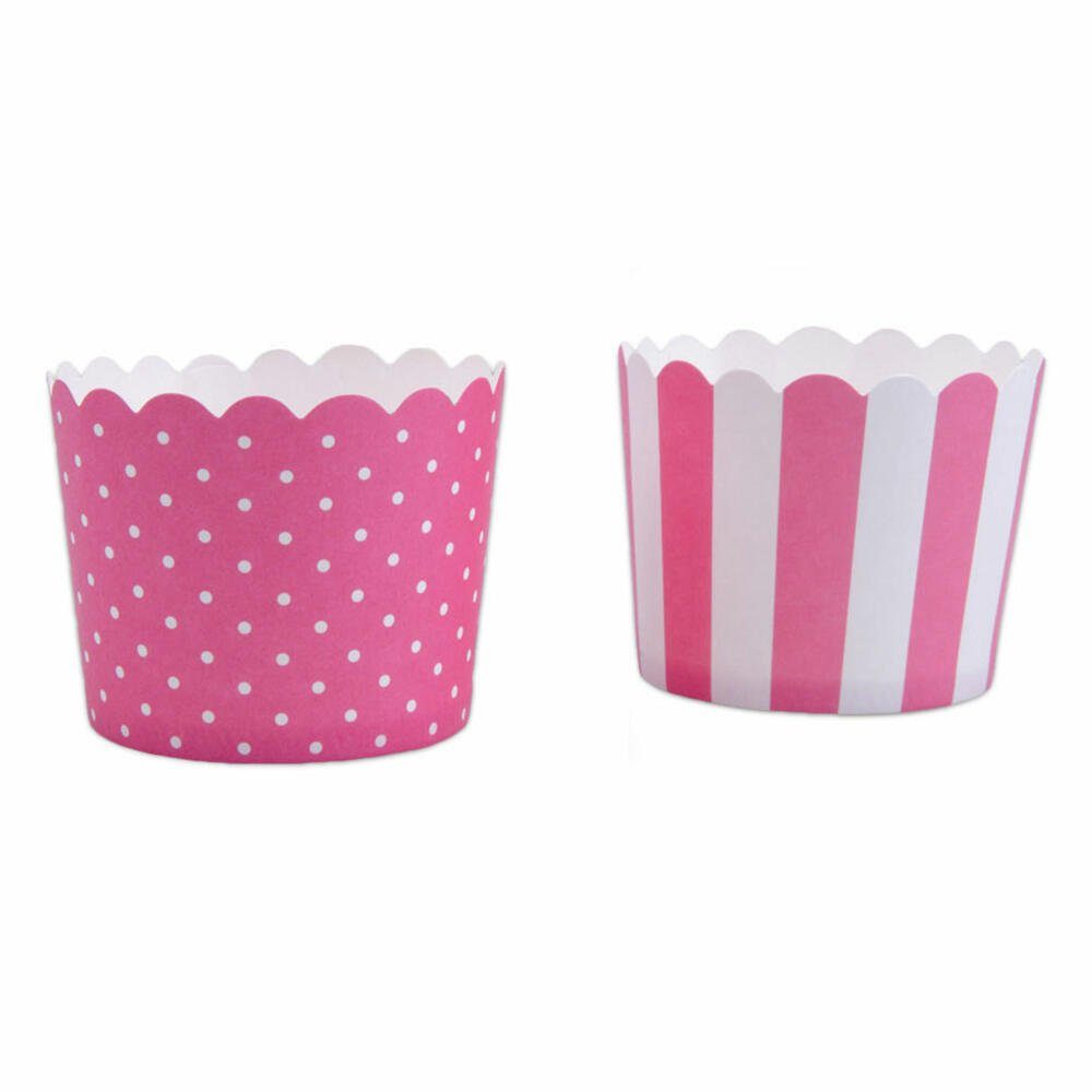 STÄDTER Muffinform Cupcake Pink-Weiß Mini 12 Stück