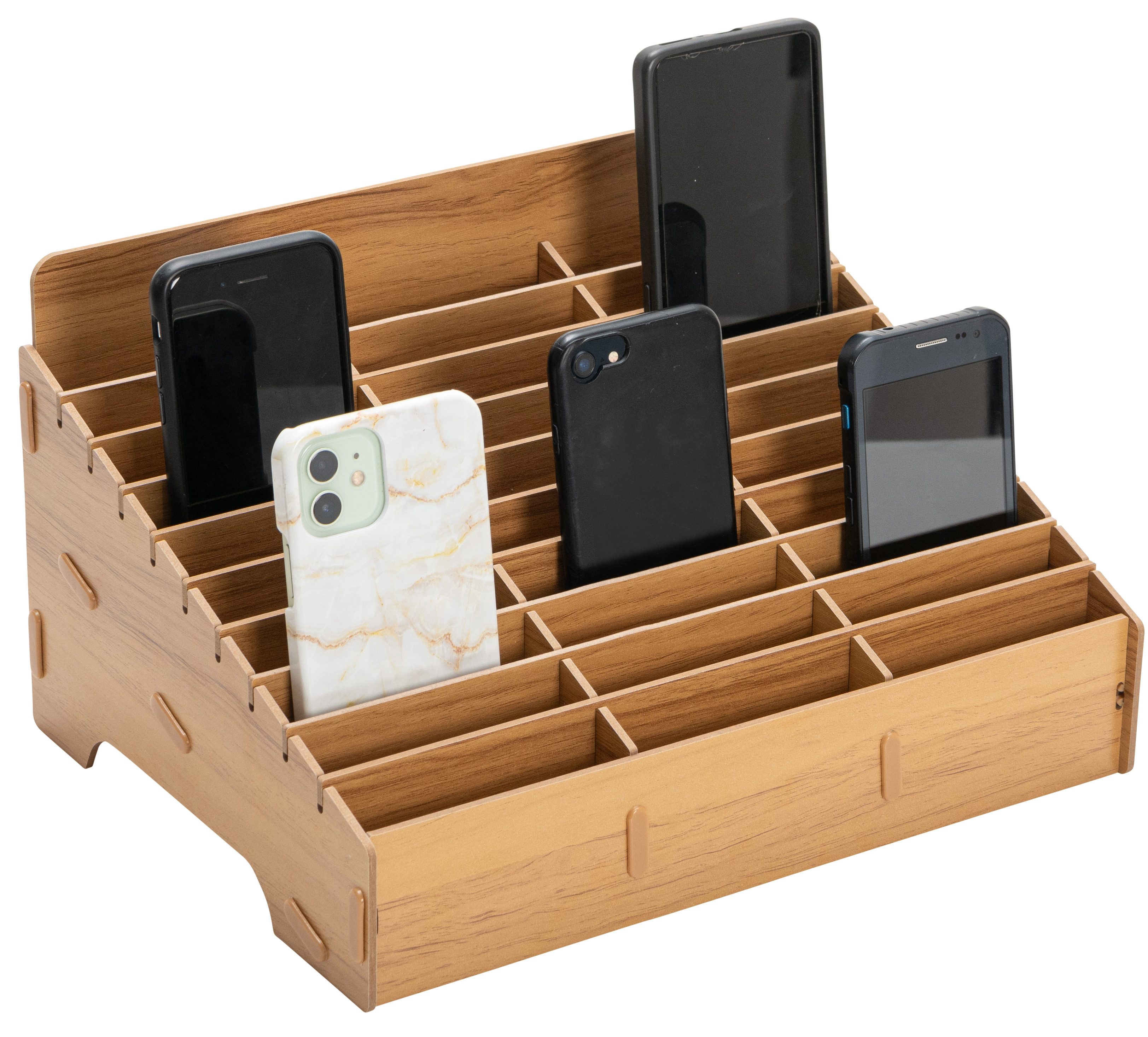 Betzold Organizer Handyparkplatz für Mobiltelefone, aus MDF