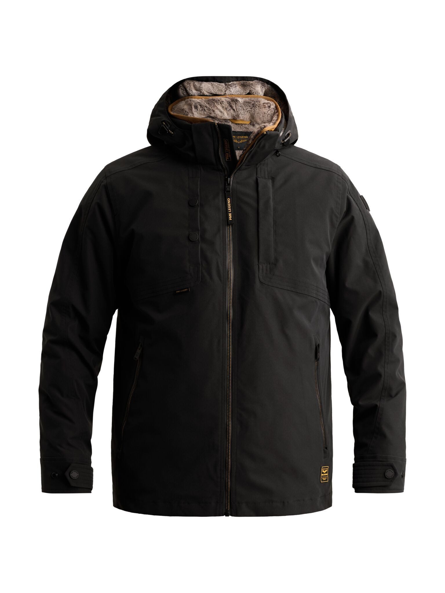 PME LEGEND Winterjacke SNOWPACK Ottoman mit kuscheligem Innenfutter aus Fellimitat - heraustrennbar – Bild 5 von 5