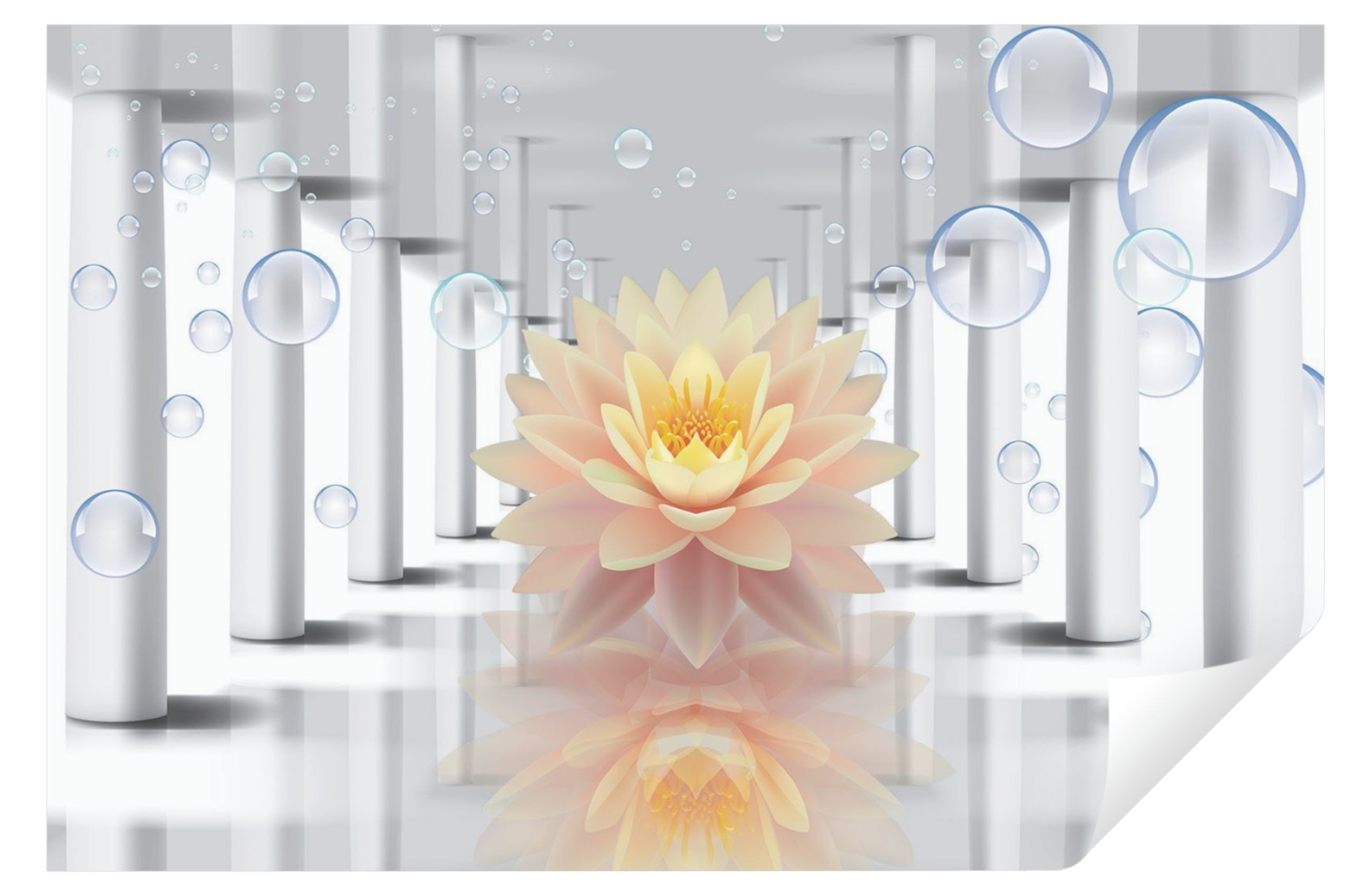 Wallarena Fototapete 3D EFFEKT Blumen Tunnel günstig online kaufen