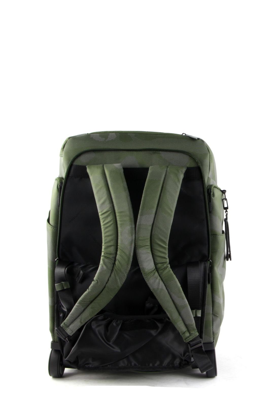 Piquadro Weichgepäck-Trolley Brief, 2 Verde Tarnmuster Rollen