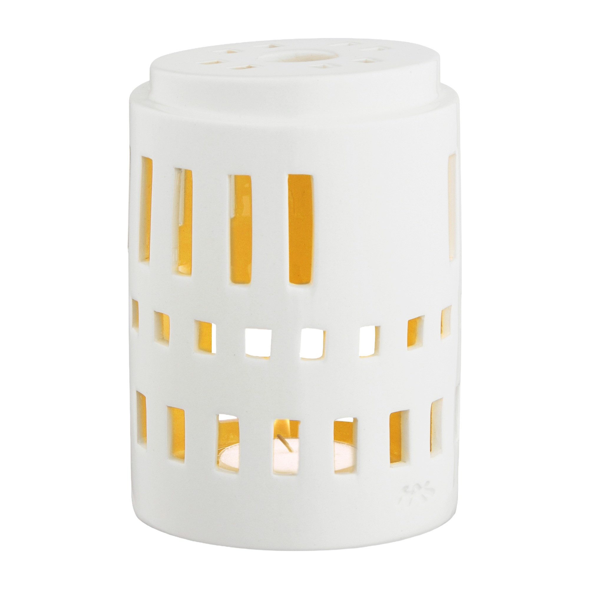 Kähler Teelichthalter Kähler Urbania Lichthaus Little tower H11.5 Keramik W günstig online kaufen