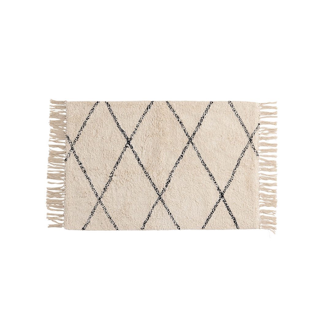 ebuy24 Teppich Thelma Badematte 80x50cm Weiß., günstig online kaufen