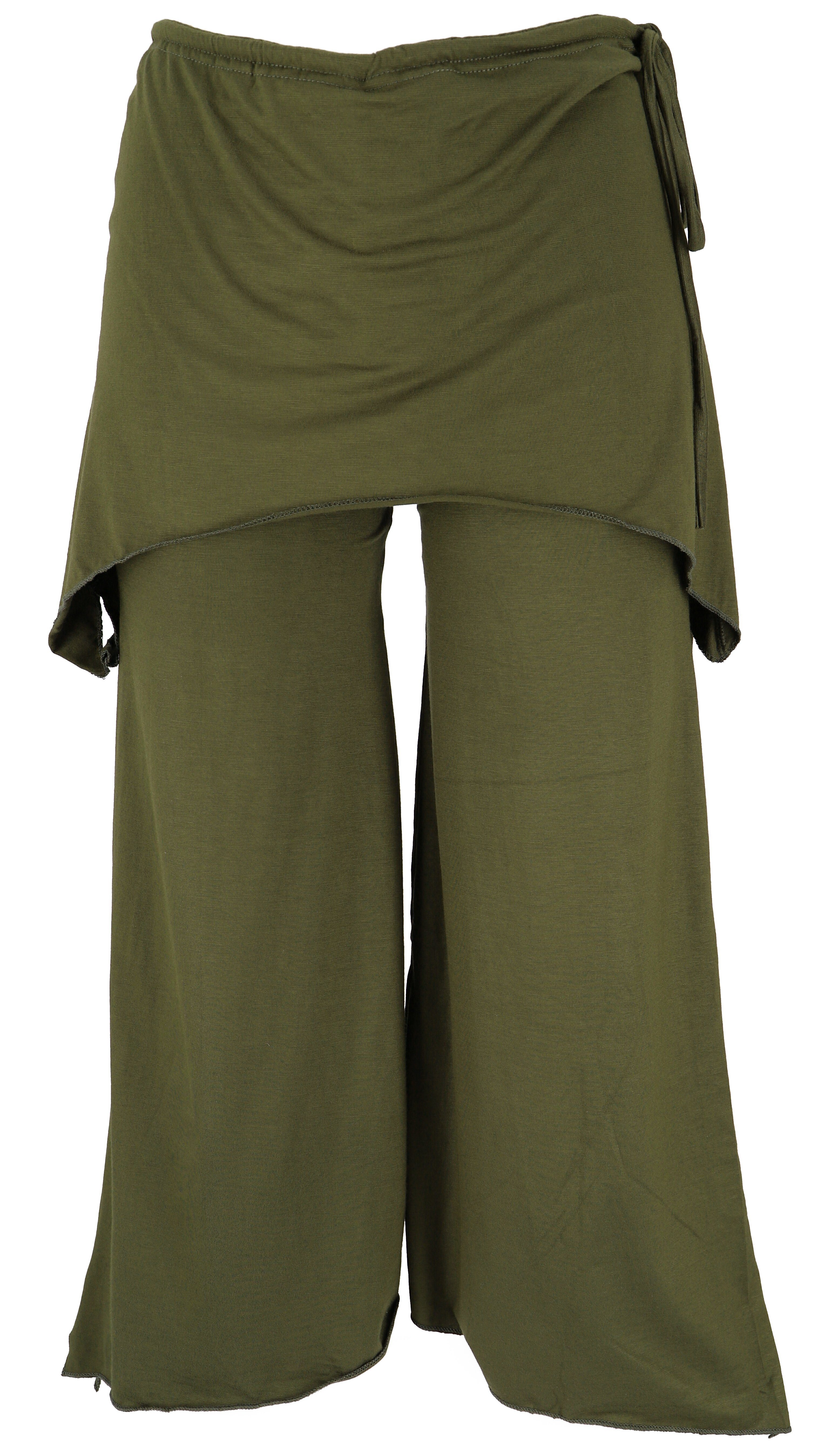 Guru-Shop Relaxhose Goa Psytrance Hose, 3/4 Sommerhose, Yogahose,.. alternative Bekleidung