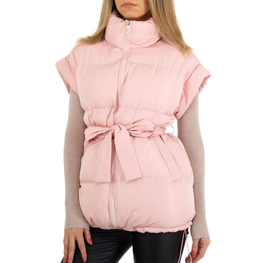 Damen Gefüttert Freizeit in Winterjacke Winterjacke Rosa Ital-Design