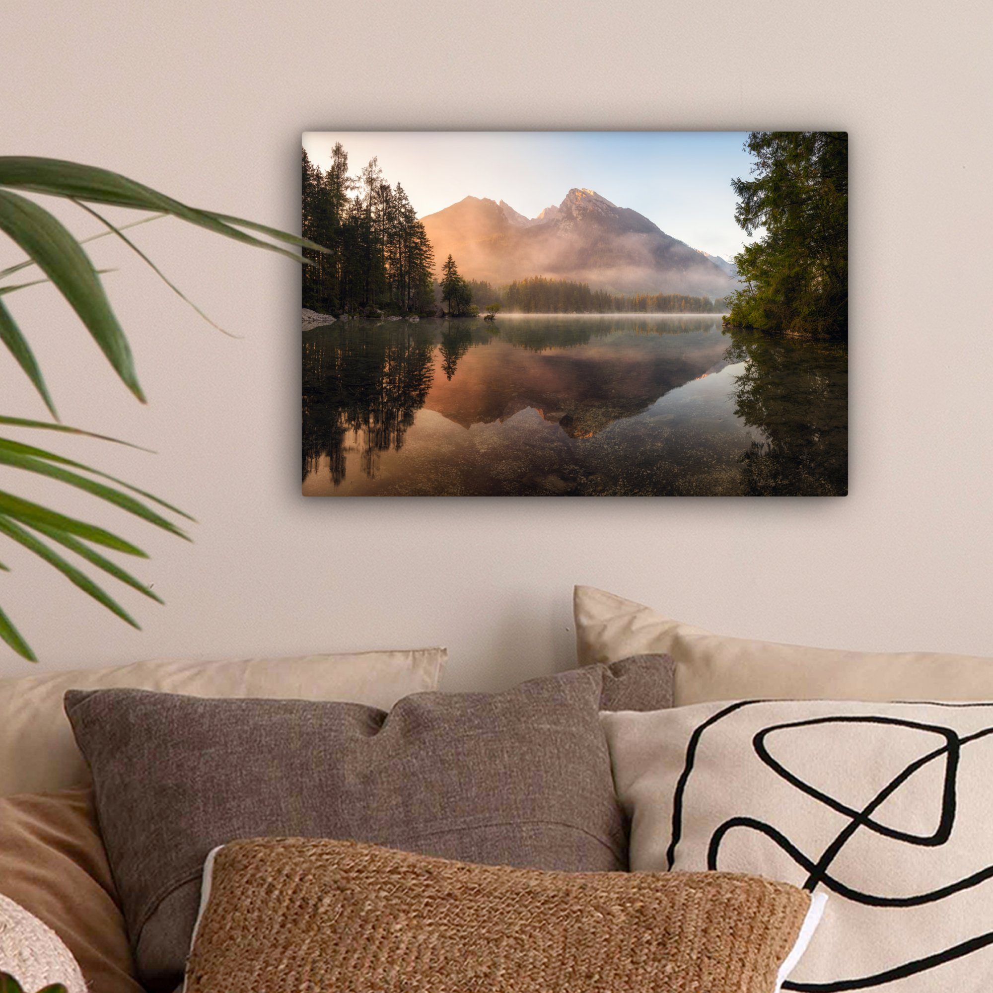 OneMillionCanvasses® Leinwandbild Landschaft - Nebel - günstig online kaufen
