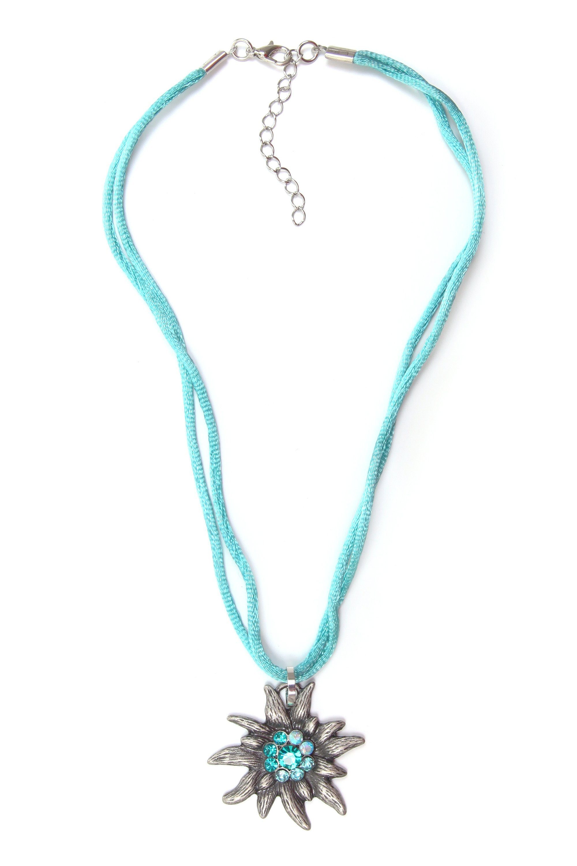 Allgäu Rebell Collier "Maria", mit Edelweiß günstig online kaufen