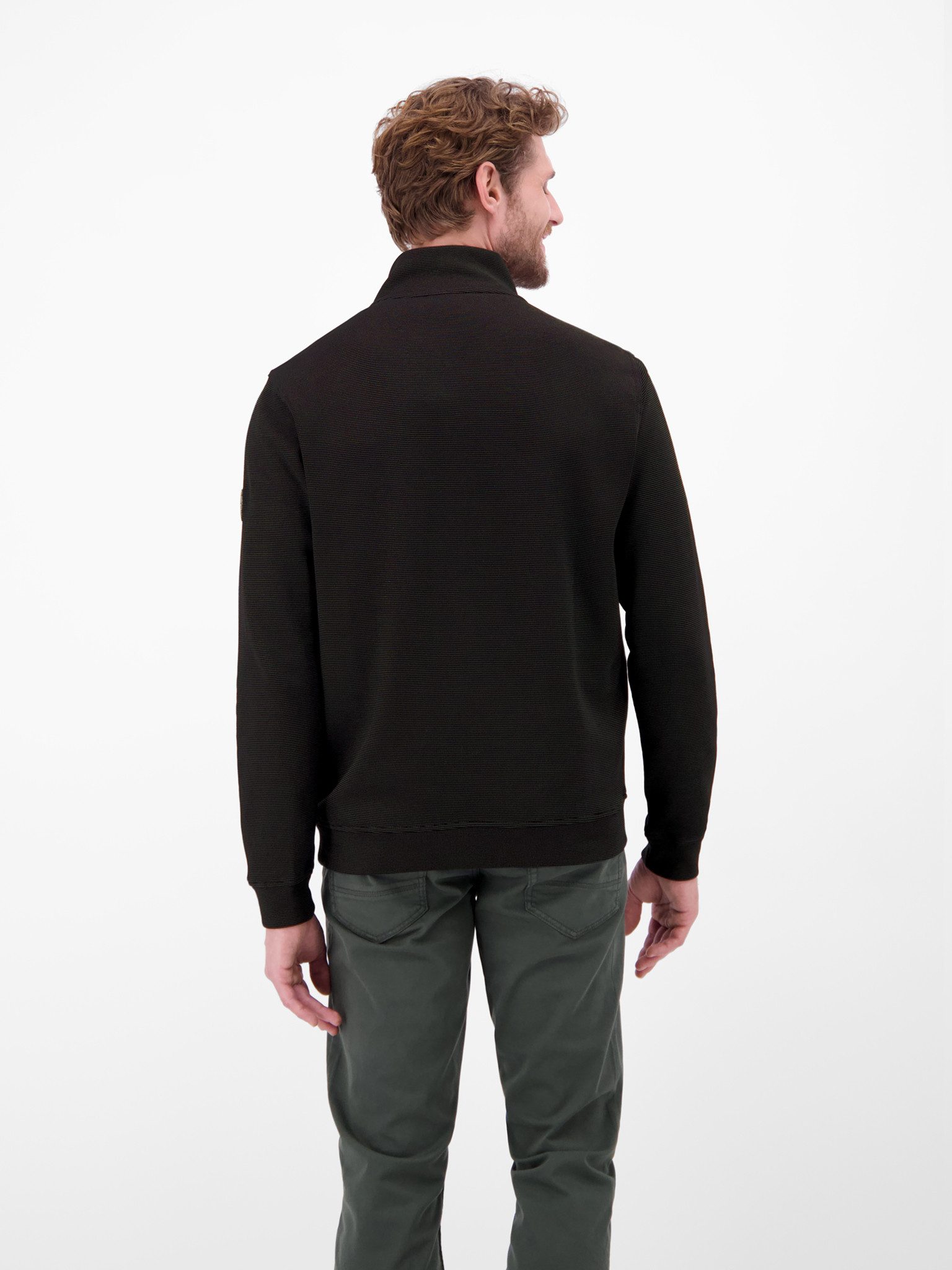 LERROS Sweater SELA mit Troyer-Reißverschluss