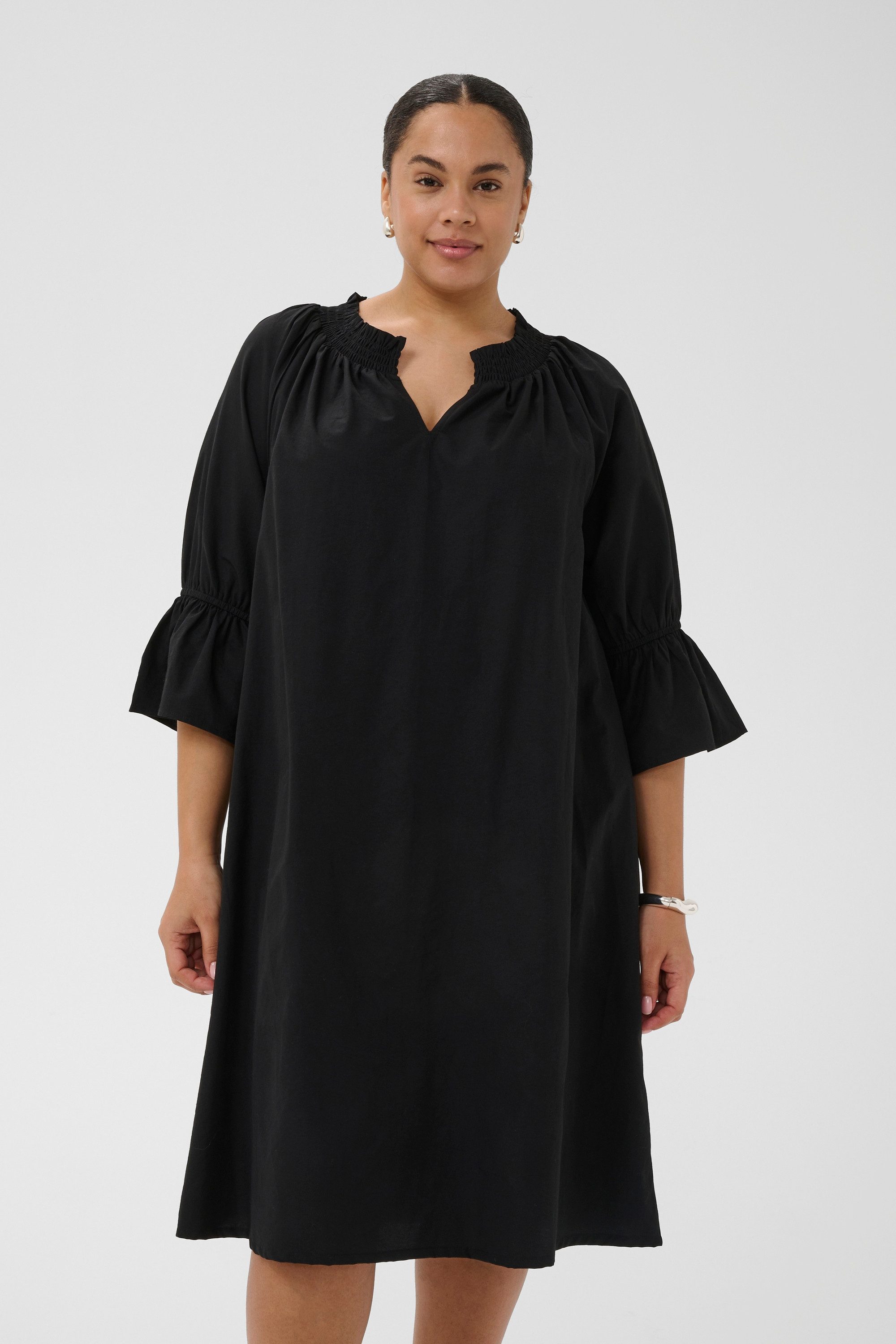 KAFFE Curve Blusenkleid Kleid KCirsa Große Größen