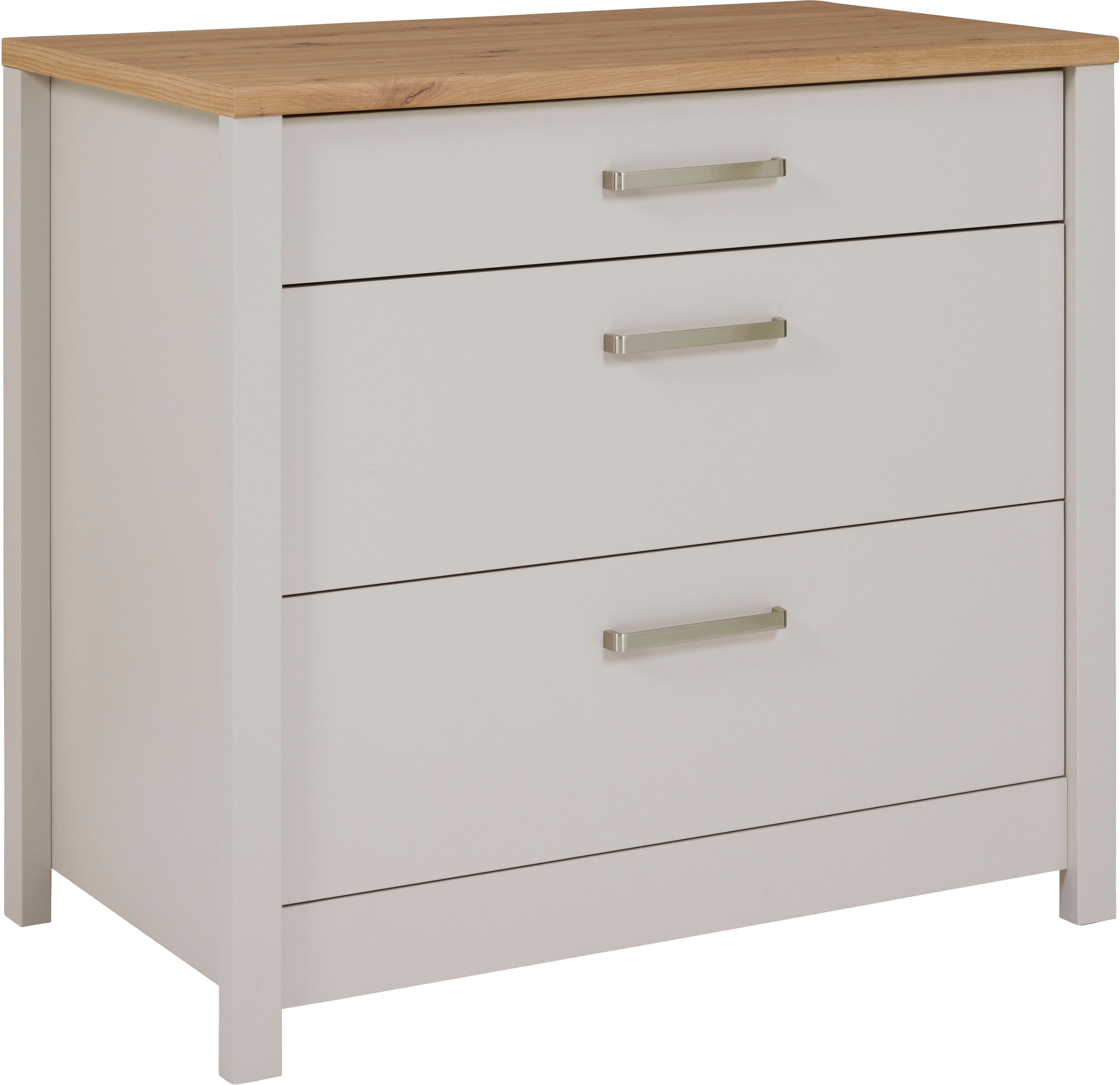 Inter Link Unterschrank Pienza, Küchenschrank, Kochfeldschrank, HPL-Arbeitsplatte, Hitzeschutz (1-St) Für 60/90-cm Kochfeld, Soft-Close, Füße höhenverstellbar, 100x60x92