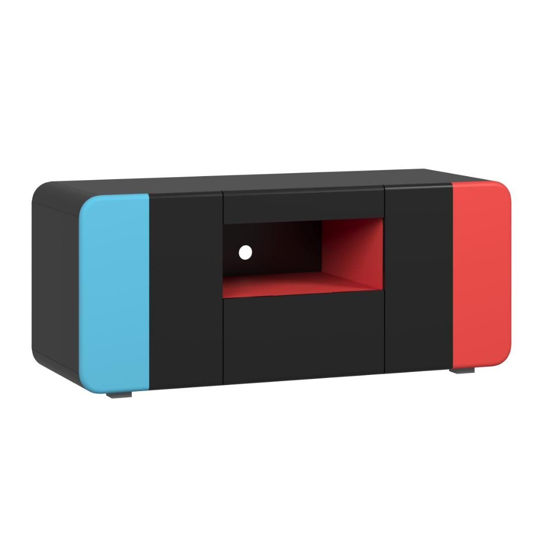 trendteam TV-Bank LevelUp TV Tisch 2 Türen, 1 Schublade, 1 Regal sch