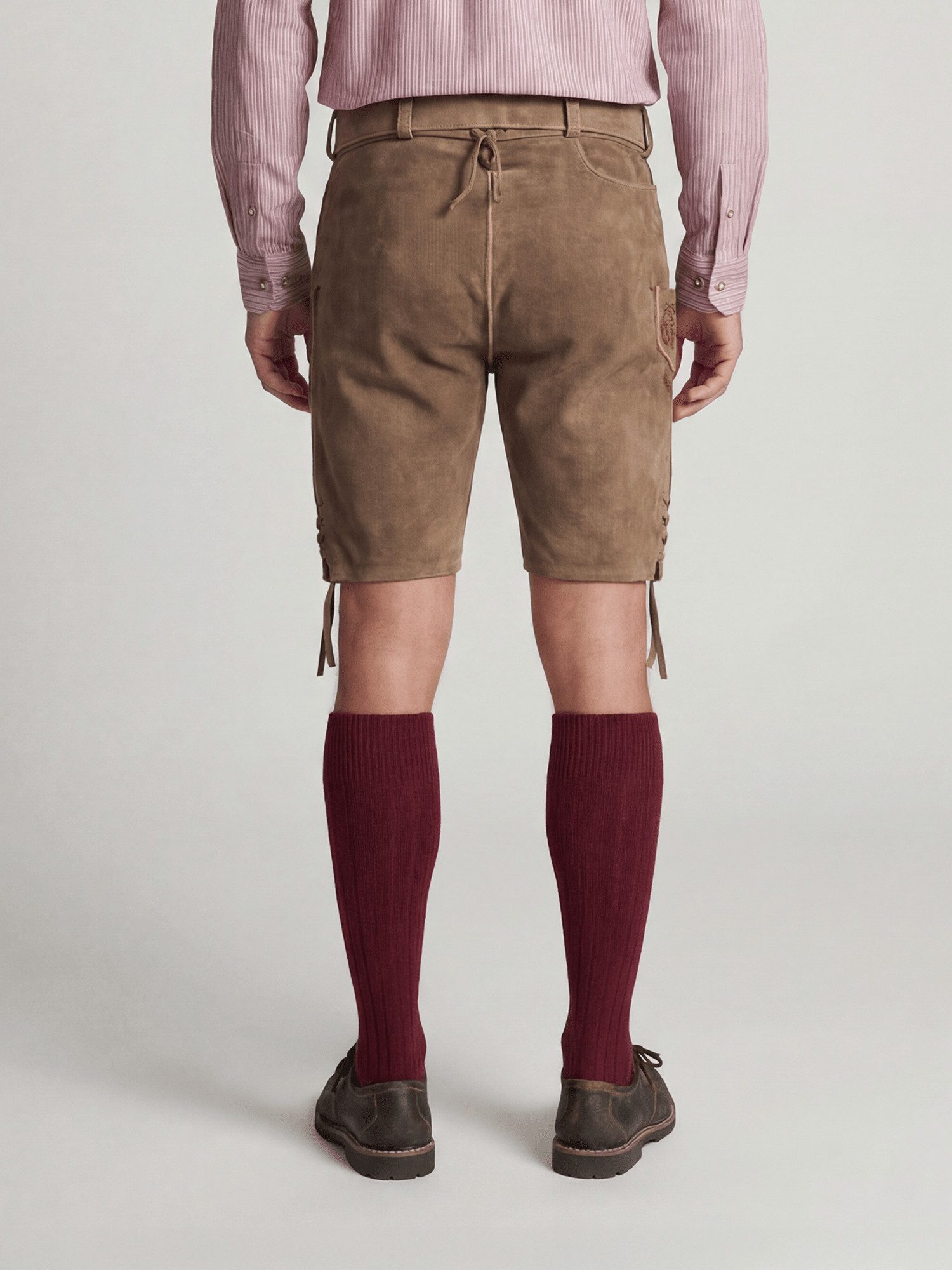 Spieth & Wensky Lederhose FC Bayern München, Lederhose, Herren, Braun