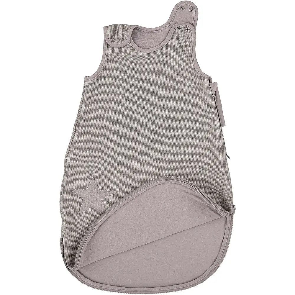 Sterntaler® Babyschlafsack Sterntaler Strick-Schlafsack 70cm hellgrau