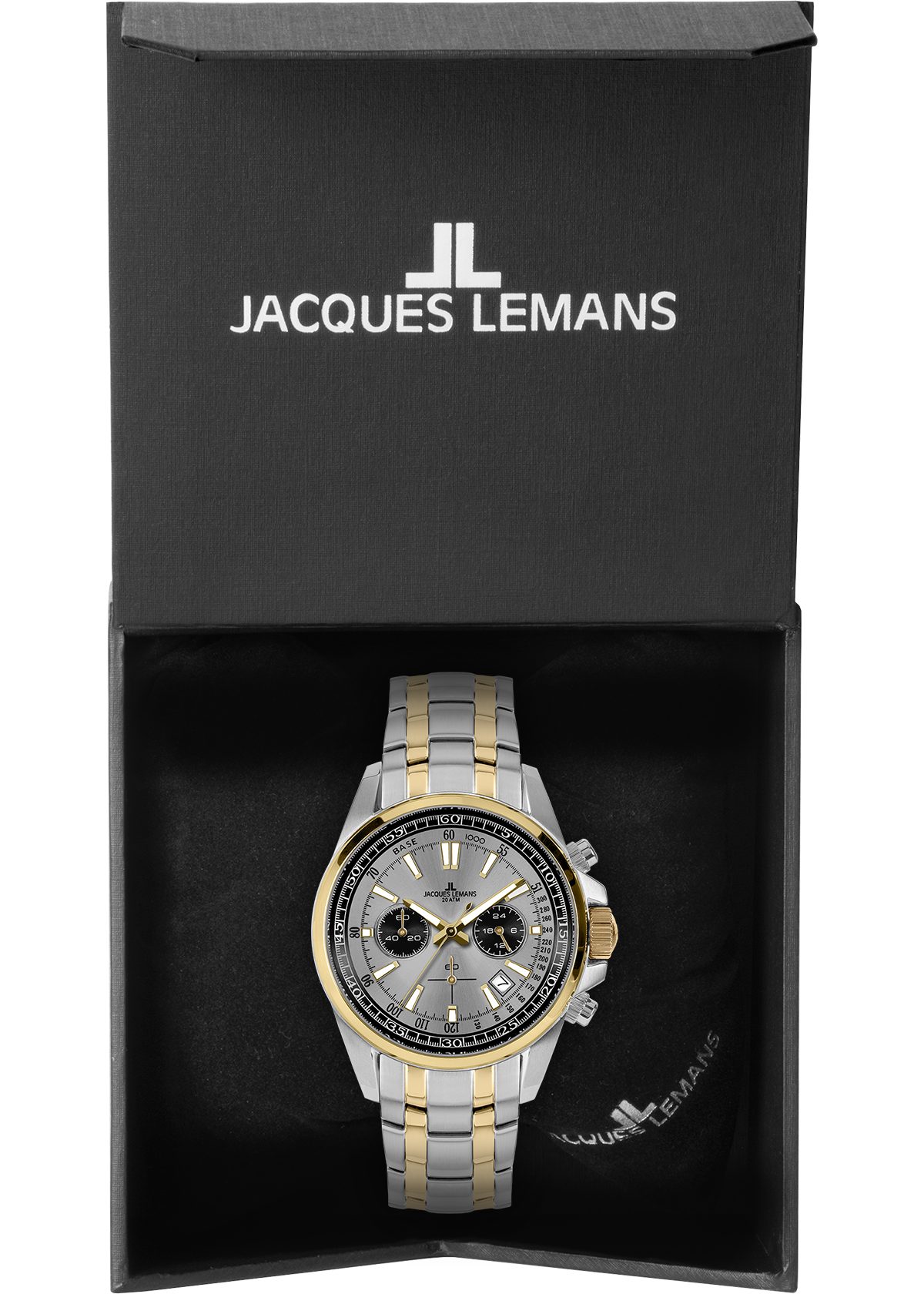 Jacques Lemans Chronograph Liverpool 1-2117ZM, Quarzuhr, Armbanduhr, Herren günstig online kaufen