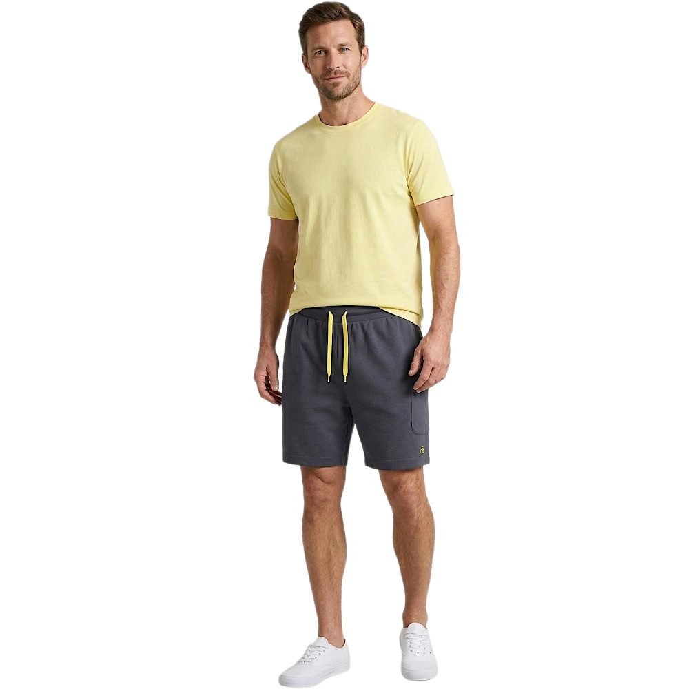 Scotch & Soda Sweatshorts Freizeitshorts Shorts mit Kordelzug, Eingrifftaschen stylisch und leicht mit Logostick