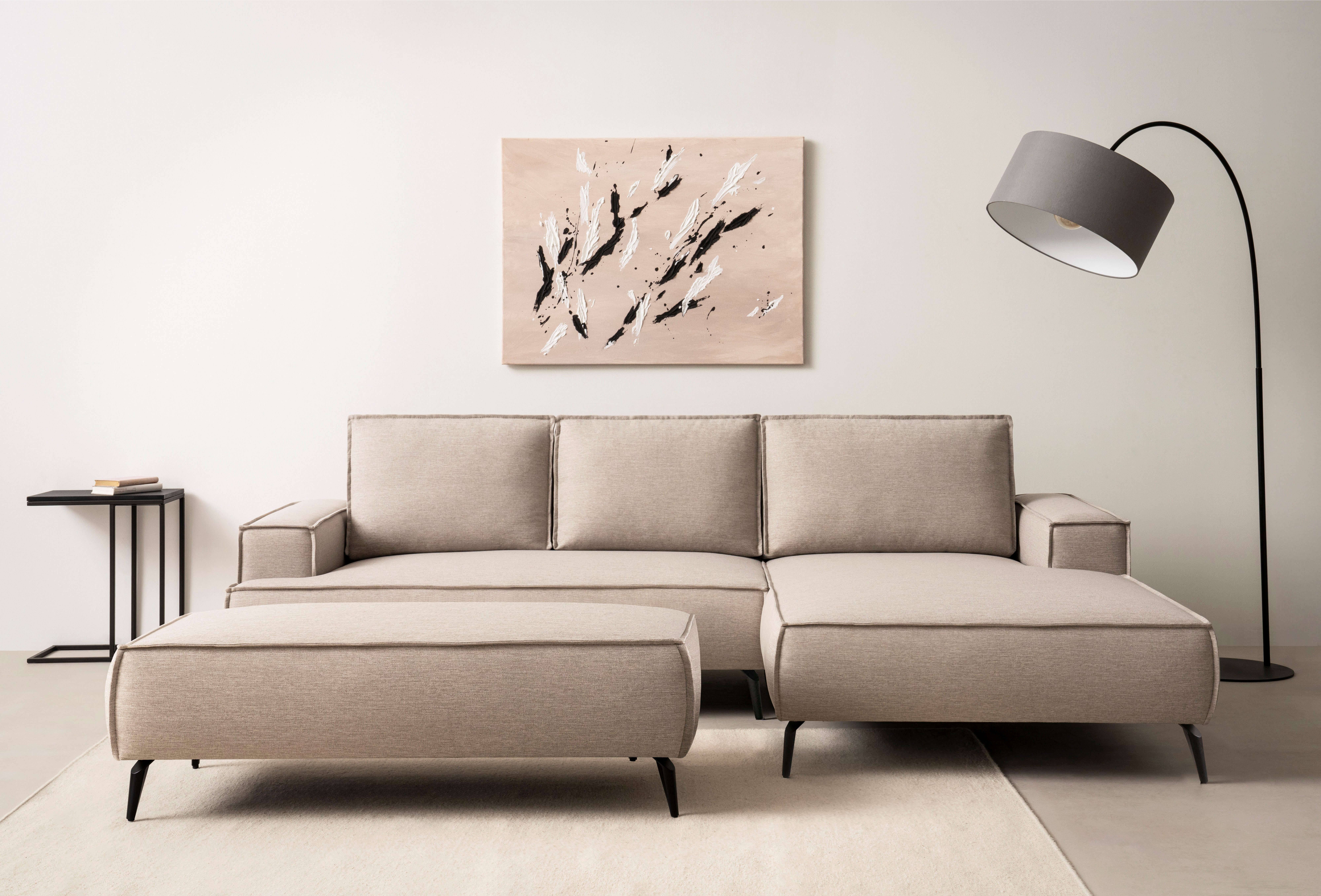 OTTO home Sitzgruppe TVINNU, (Set), Set, stellbar zum Schlafsofa (Krokodilverbinder)