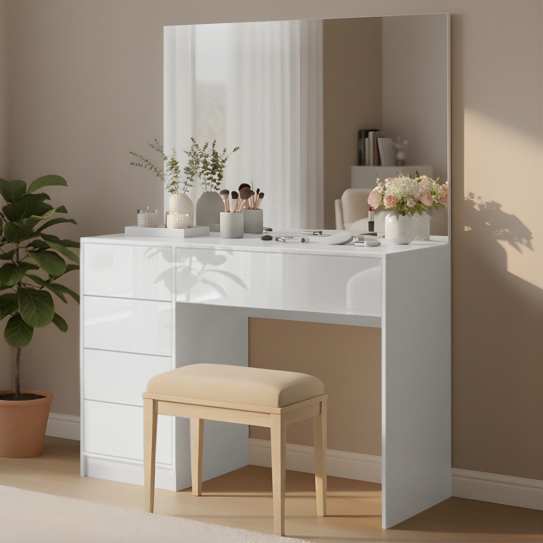 Bellamio Schreibtisch Livny mit 5 Schubladen günstig online kaufen