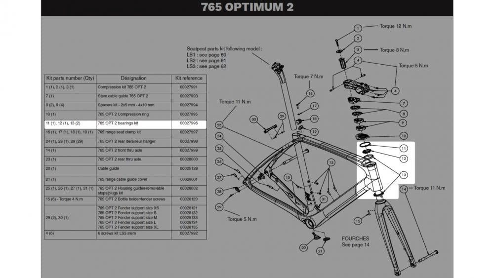 Look Fahrradlenker Look 765 OPT2 Steuersatz Komplettset - Präzise Passform für Look 765 R
