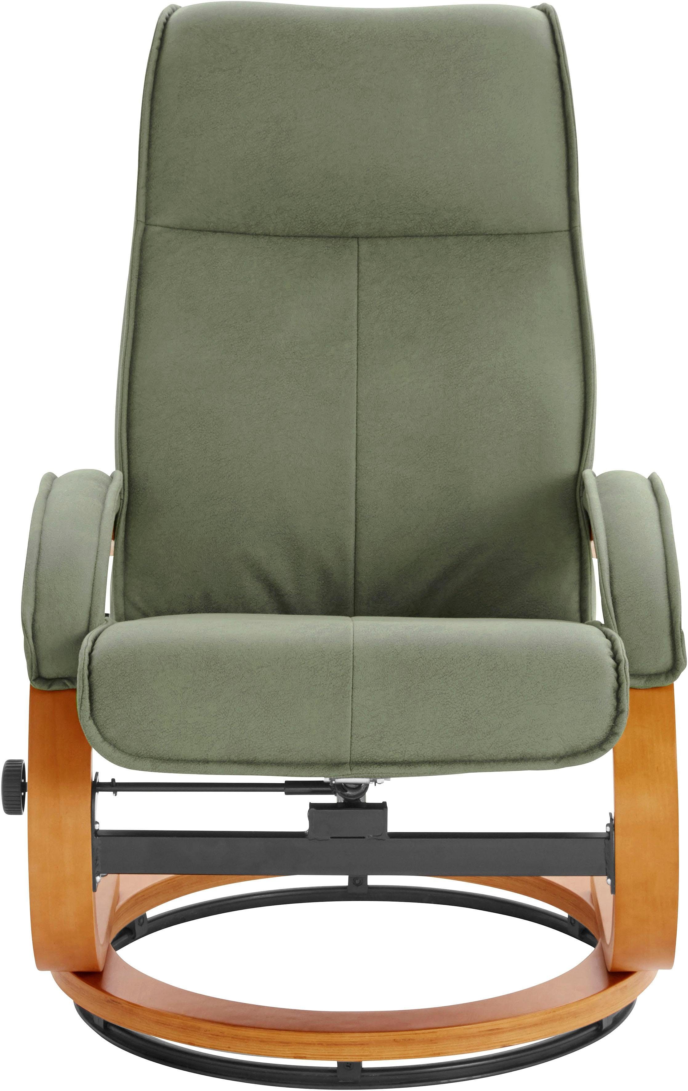 INOSIGN Relaxsessel Lille, TV-Sessel, Кресла mit Hocker, Wohnzimmer, Schlaffunktion, Luxus-Microfaser Bezug und Holzgestell, Sitzhöhe 46 cm