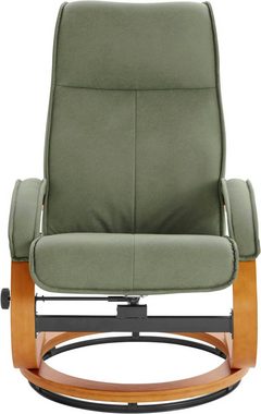 INOSIGN Relaxsessel Lille, aus weichem Luxus-Microfaser Bezug und Holzgestell, Sitzhöhe 46 cm