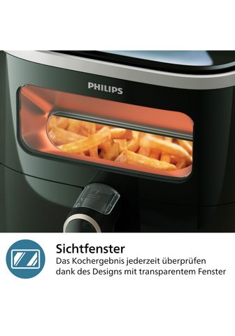 Philips Karšto oro gruzdintuvė Airfryer XL HD9257/88 su 56 l Sichtfenster 1700 W RapidAir Technologie Digitalem Display