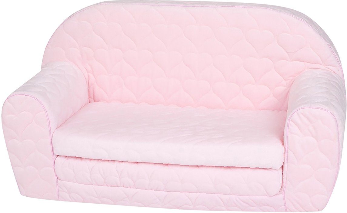 Knorrtoys® Sofa Cosy, Heart Made in Rose, für Europe Kinder