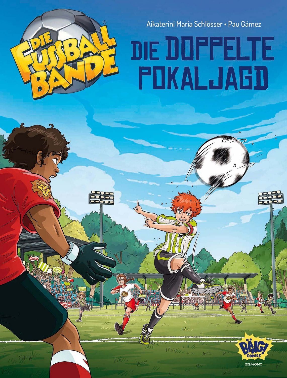 Kinderbuch Die Fussballbande - der Comic Die doppelte Pokaljagd Aikaterini Maria Schlösser