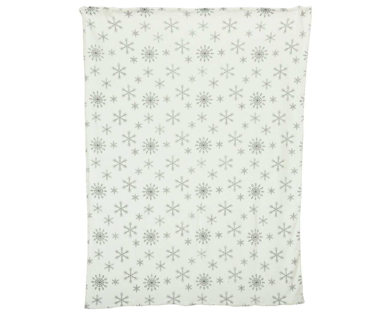 Wohndecke, Kaemingk, Kuscheldecke Fleecedecke mit Schneeflocken 150x200cm w günstig online kaufen