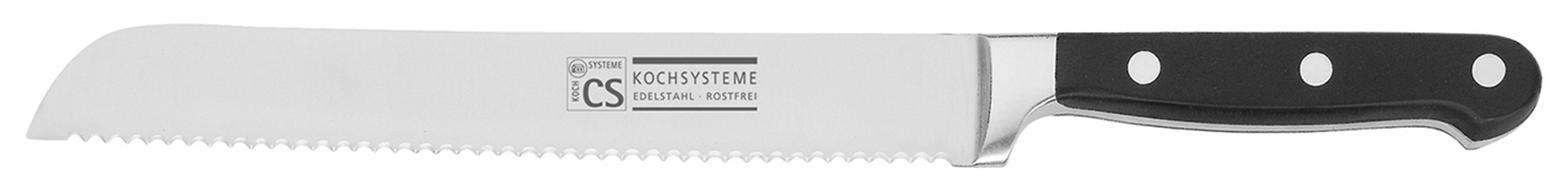 CS Koch-Systeme Brotmesser PREMIUM, 21 cm, Edelstahl rostfrei, mit hoher Schneidqualität