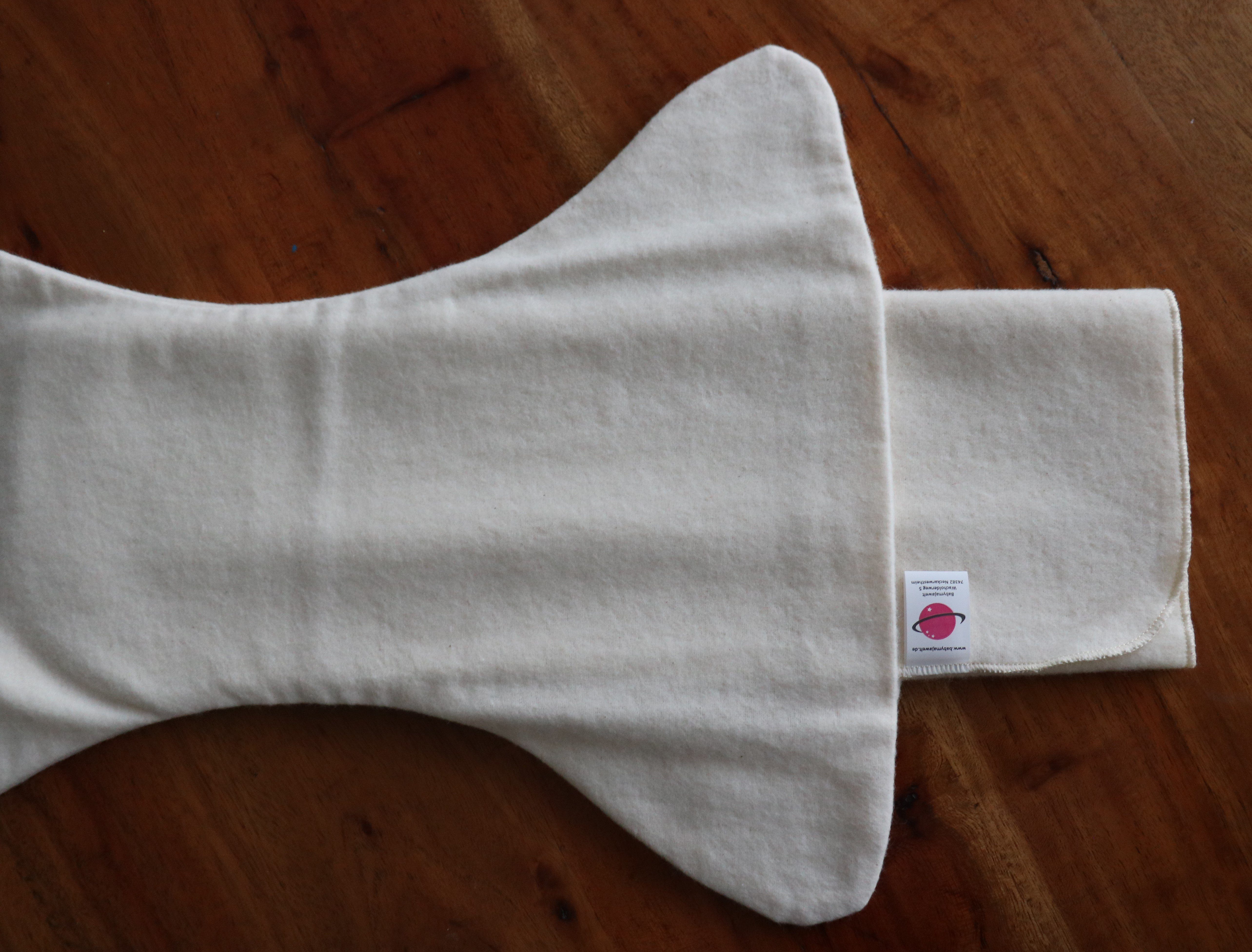 Babymajawelt Stoffwindeln Natur Stoffwindeln mit Innentasche - für alle Überhosen (Starter Set, 5-St., 5 Stück), Waschbar, Mitwachsend, Saugfähig, Hautfreundlich, Made in EU