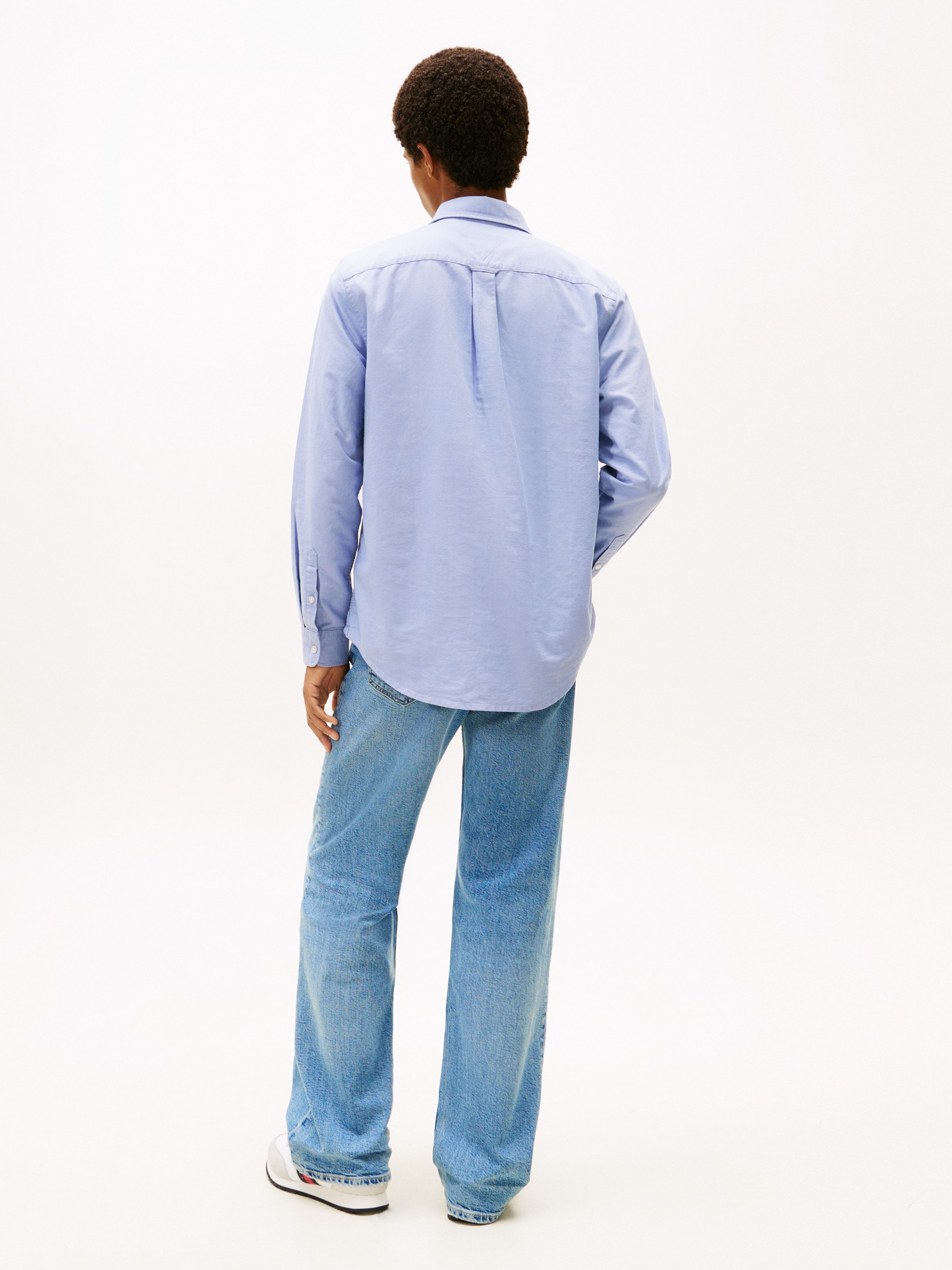 Tommy Jeans Langarmhemd TJM OXFORD regular fit, Button-down-Kragen, basic