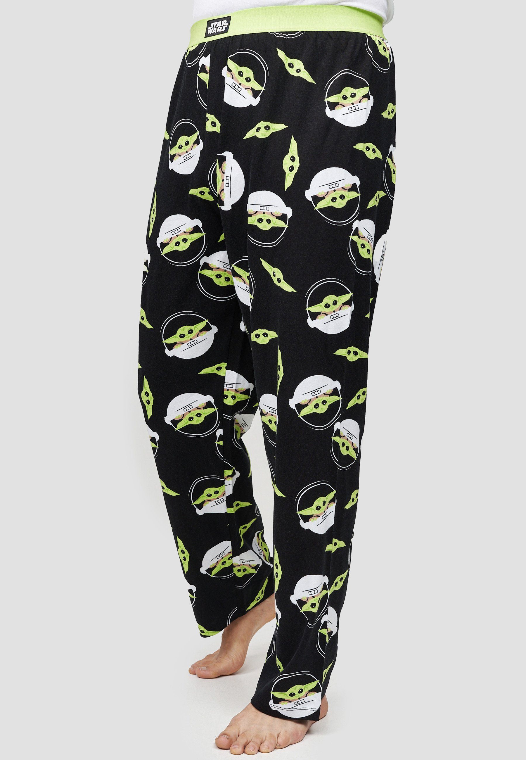 zertifizierte Bio-Baumwolle GOTS Yoda Recovered Baby Pyjamahose Starwars