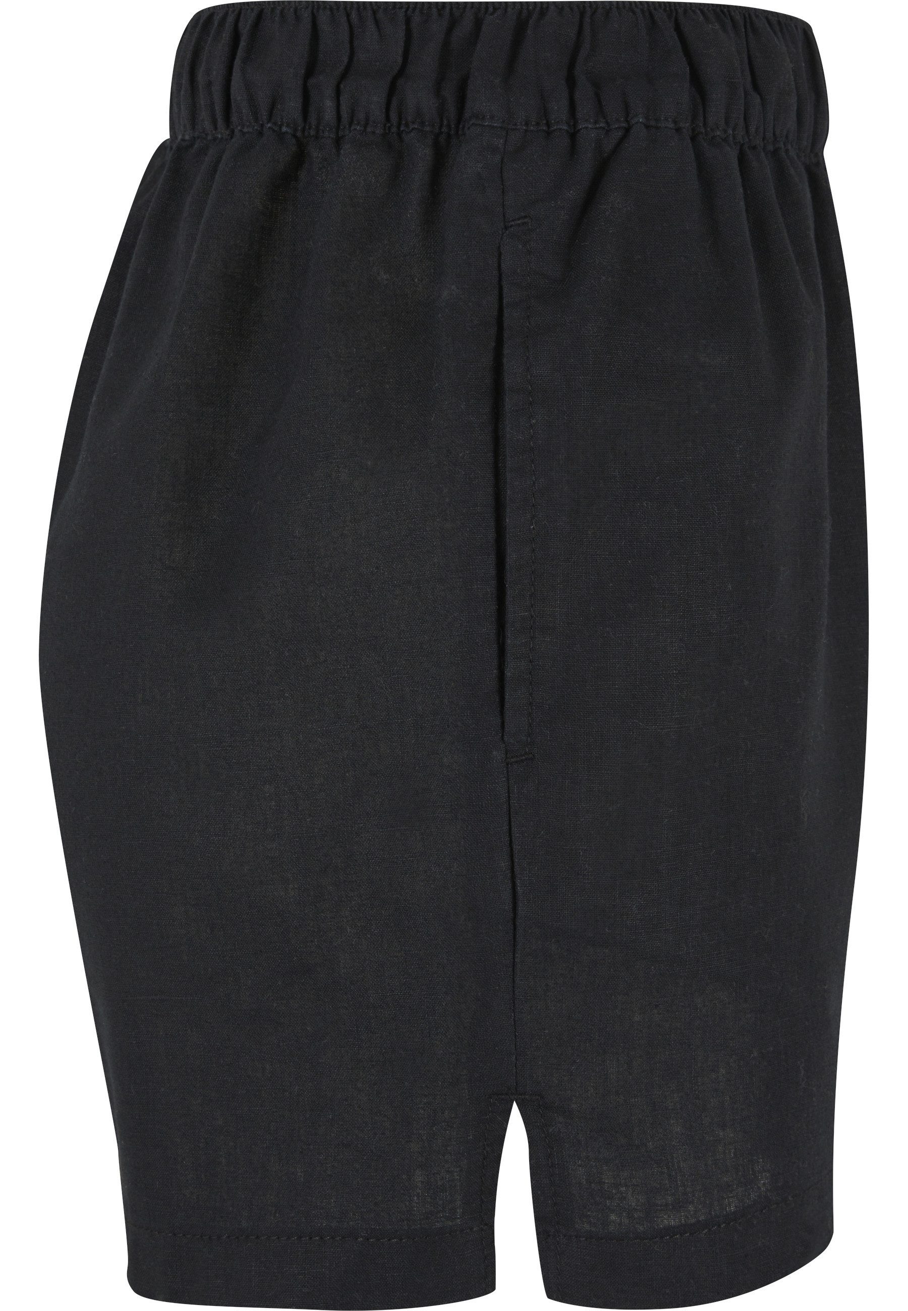 URBAN CLASSICS Shorts Urban Classics Damen Ladies Linen Mixed Boxer Shorts (1-tlg) – Bild 5 von 5