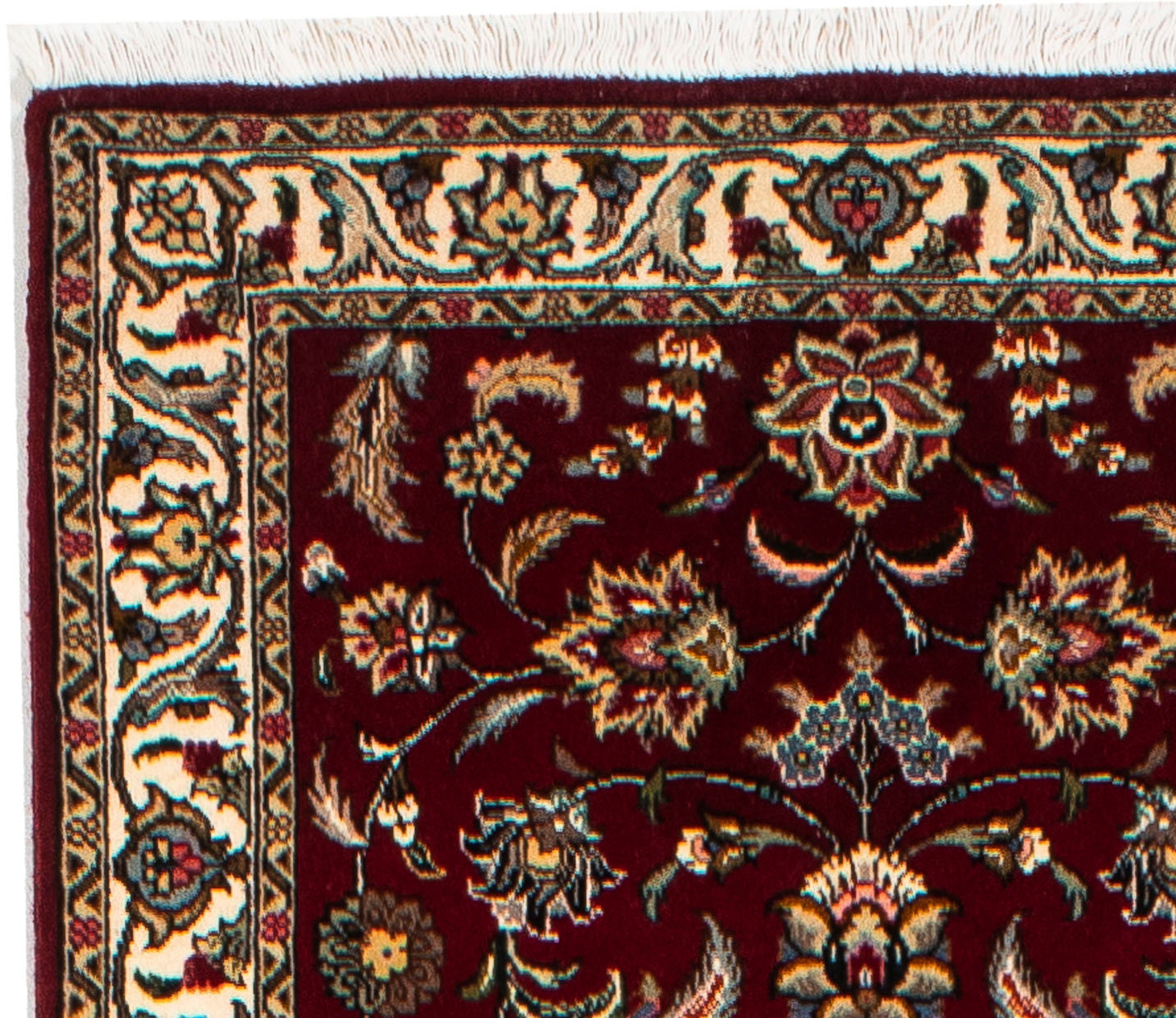 Täbriz - Orientteppich rechteckig, 75 - Handgeknüpft, 316 7 mm, Zertifikat - - x dunkelrot, cm Royal Wohnzimmer, Höhe: Perser morgenland, mit Einzelstück
