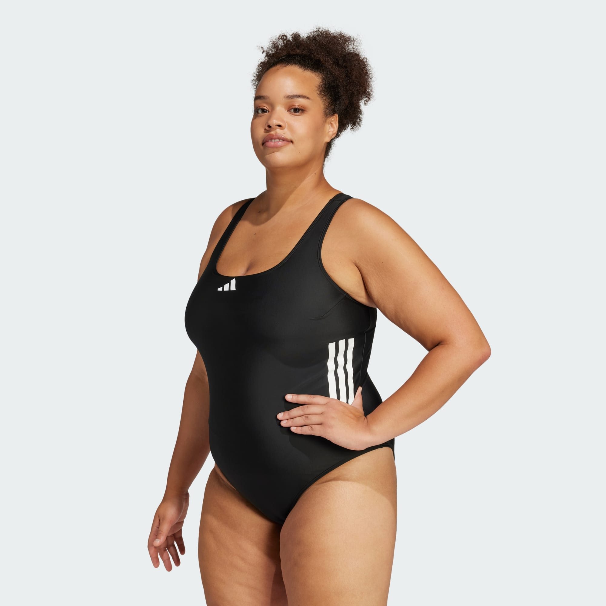 adidas Performance Badeanzug 3-STREIFEN C-BACK BADEANZUG – GROSSE GRÖSSEN (1-St)