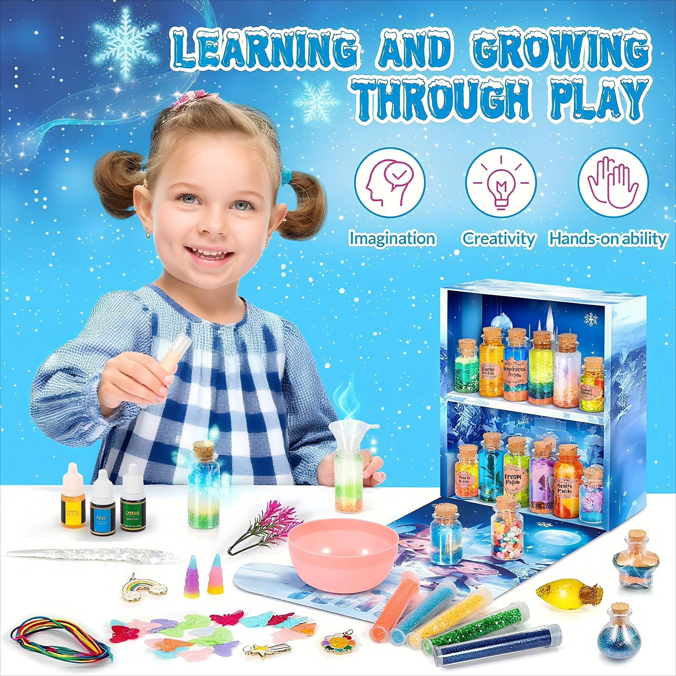 POPOLIC Kreativset Zaubertrank Set Kinder, Spielzeug ab 6 7 8 9 10 Jahre Mä günstig online kaufen