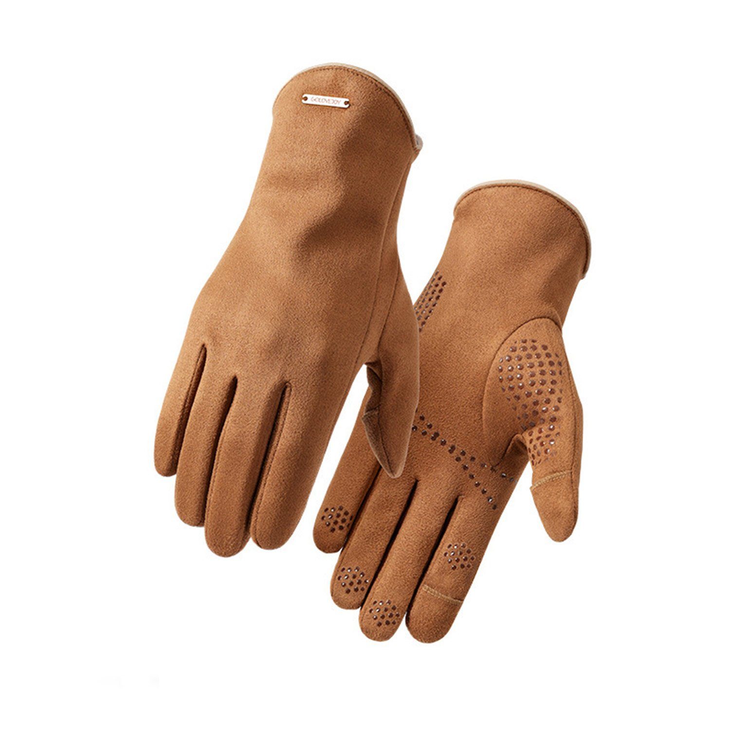MAGICSHE Fleecehandschuhe Touchscreen Winter Rutsch-Warme Handschuhe Anti Kaffee Fahrradhandschuhe