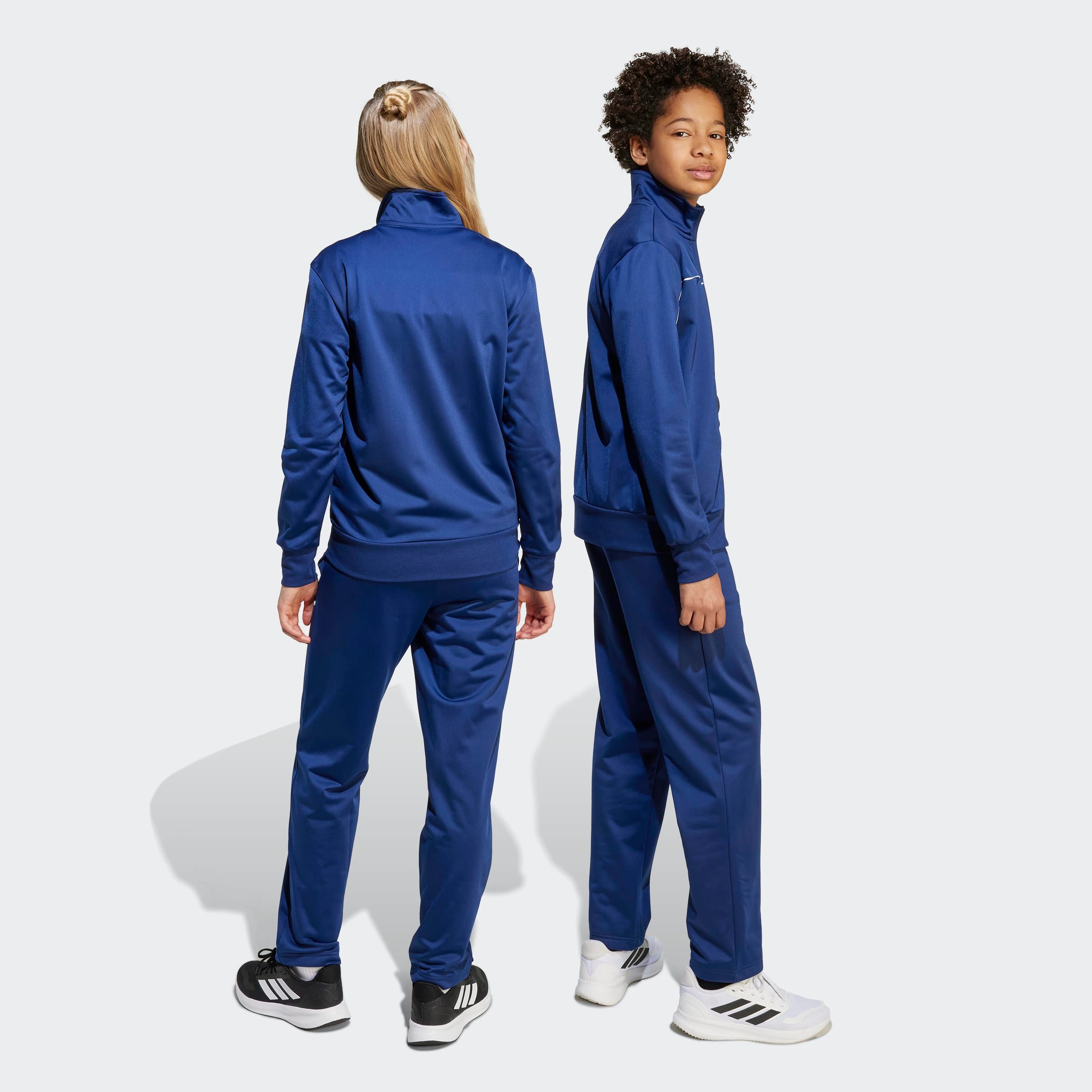 adidas Sportswear Trainingsanzug J CP TR TS (2-tlg), für Kinder und Teens, zweiteiliges Set, mit Stehkragen