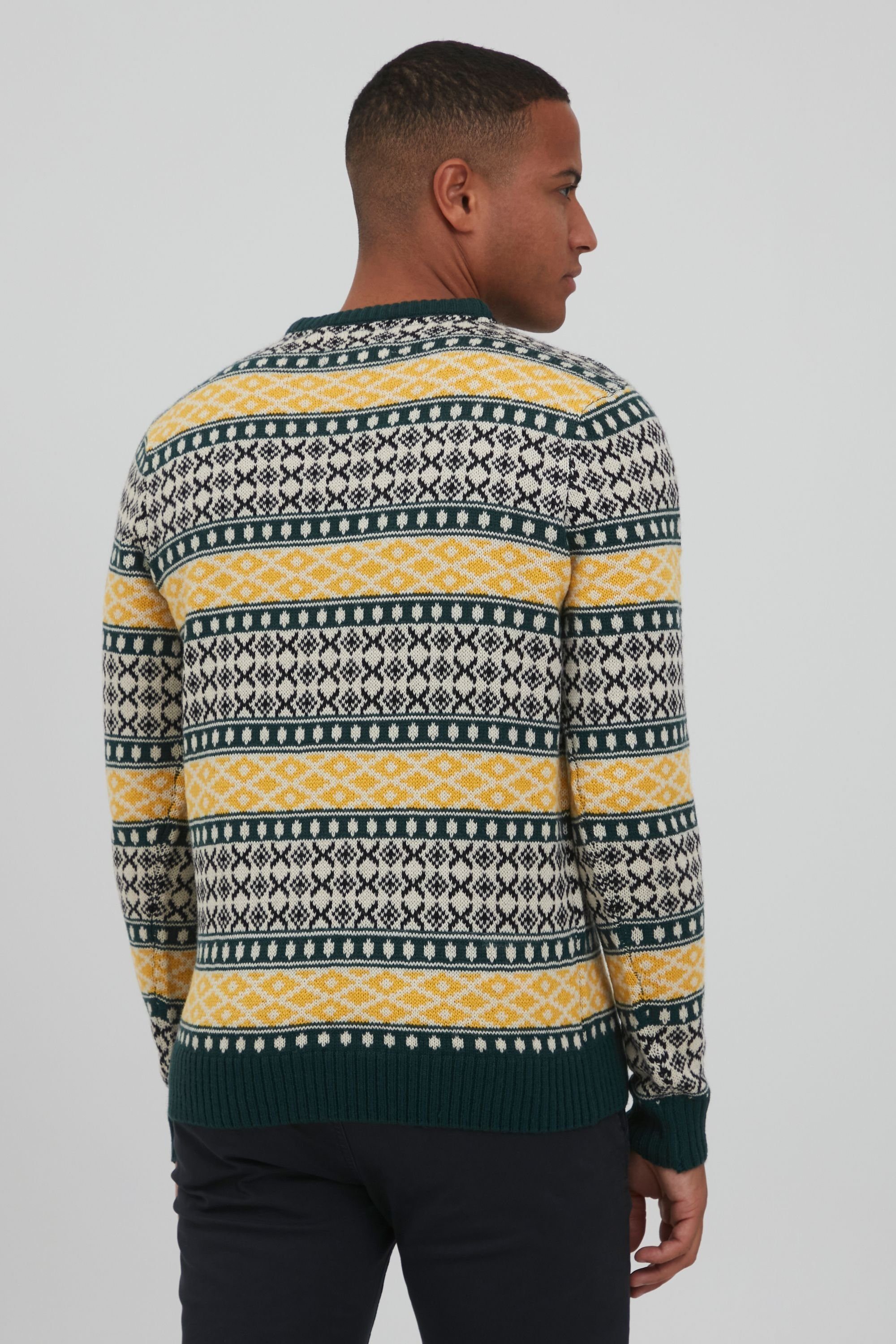 Blend Norwegerpullover BHTjorben Stilvoller Norweger-Pullover mit Rundhalsausschnitt