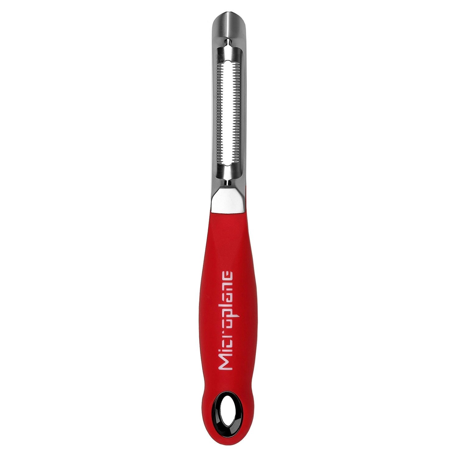 Microplane Овощечистка Овощечистки SPECIALTY, L 18,5 cm, Rot, Edelstahl, (1-tlg)
