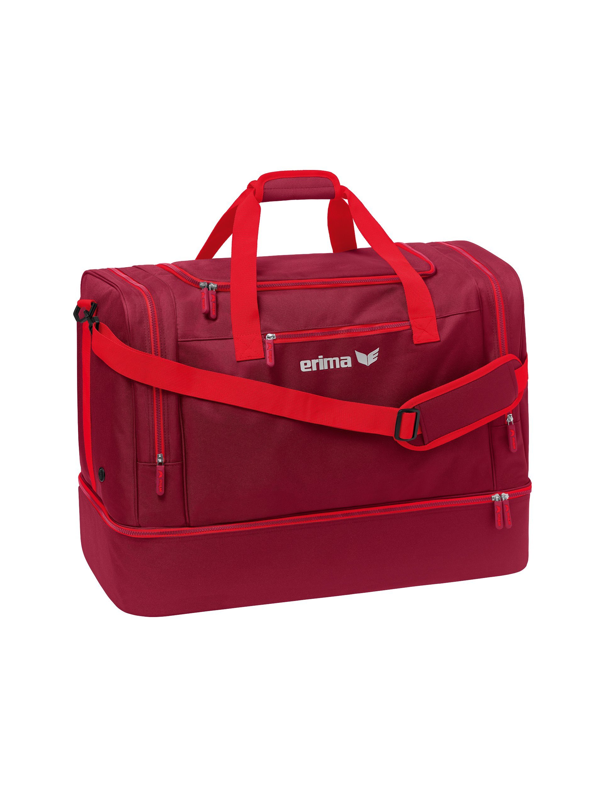 Erima Sporttasche Sportsbag SQUAD with bottom ca bordeaux/red