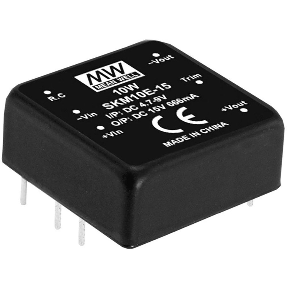 Spannungswandler Mean Well SKM10C-15 DC/DC-Wandlermodul 666 mA 10 W Anzahl Ausgänge: