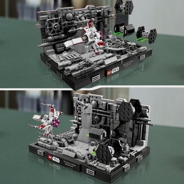 LEGO® Konstruktionsspielsteine Death Star™ Trench Run Diorama (75329), LEGO® Star Wars™, (665 St), Made in Europe