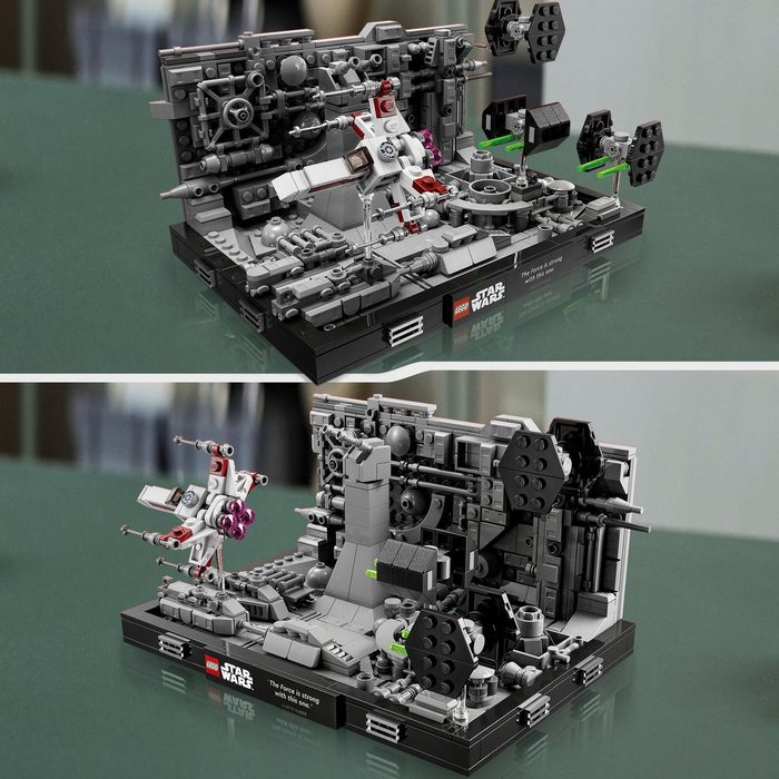 LEGO® Konstruktionsspielsteine Death Star™ Trench Run Diorama (75329) LEGO® Star Wars (665 St) Made in Europe